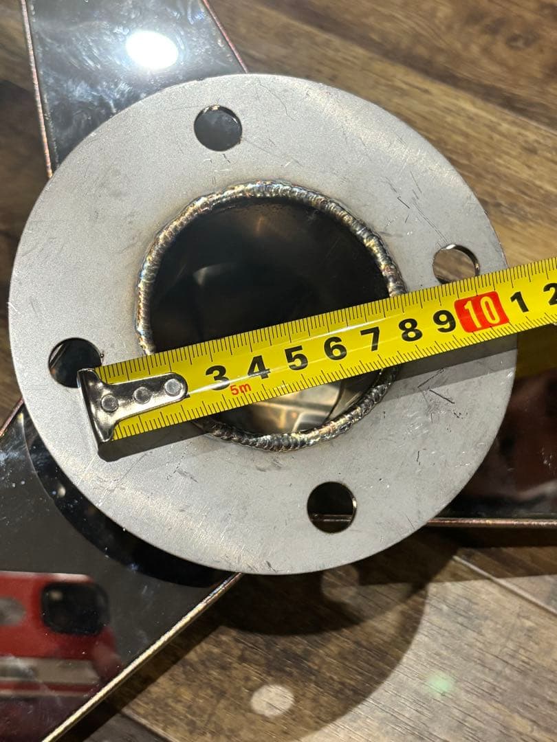 鏡面ステンレス ベンツ型 22.5インチ ホイールスピンナー 4穴 4個セット