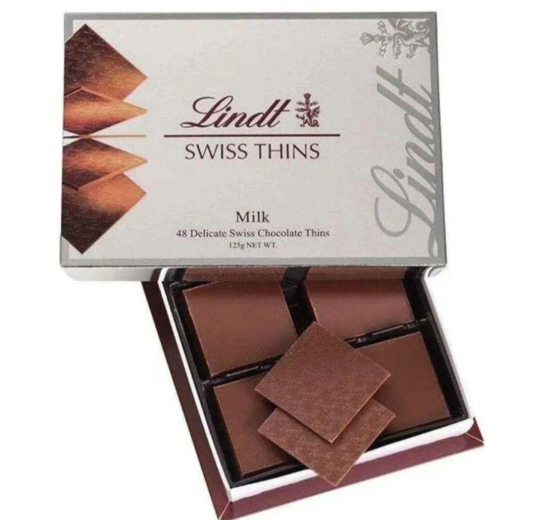 ８箱新品　リンツ　スイスシンミルク エキストラシン 　チョコレート　バレンタイン