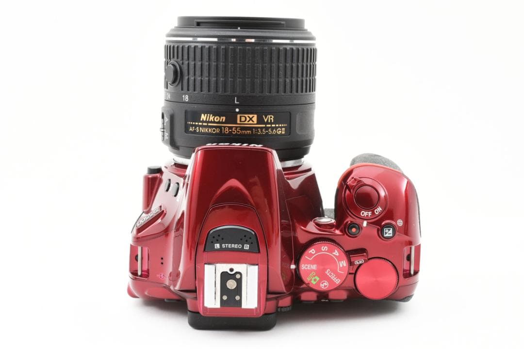 【美品】Nikon D5500 18-55 VRII kit レッド　動作確認済