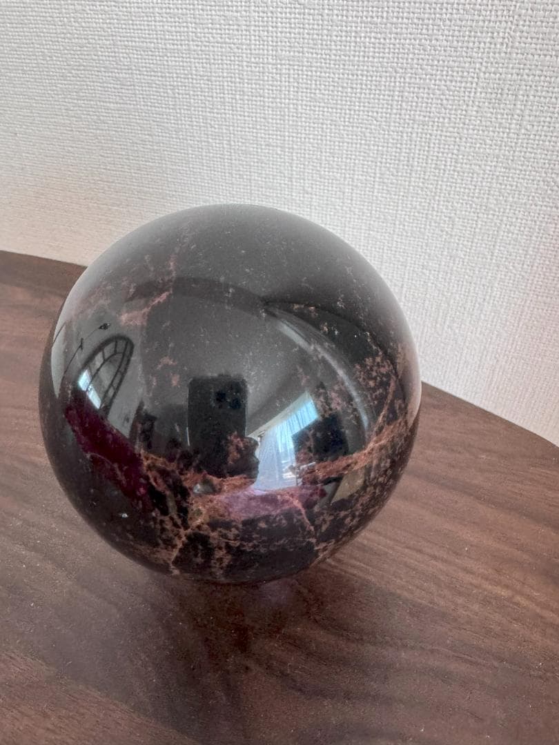 黒曜石　12ｃｍ前後 玉　天然石