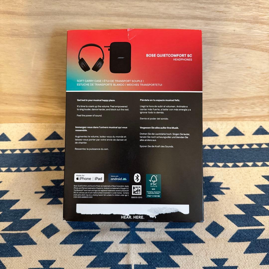 とも BOSE quietcomfort SC headphones