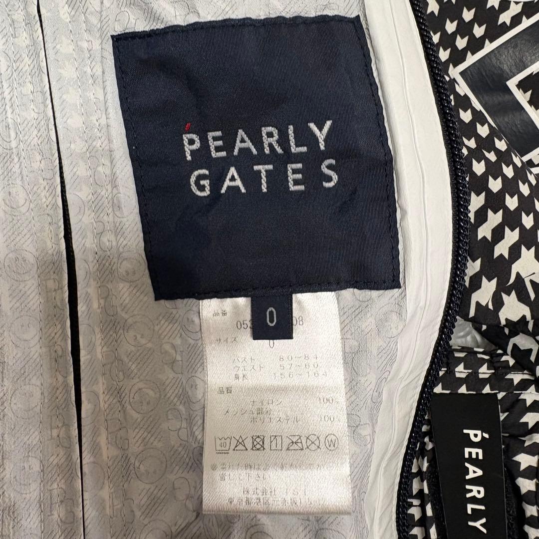 PEARLY GATES レディース レインウェア　千鳥　サイズ0