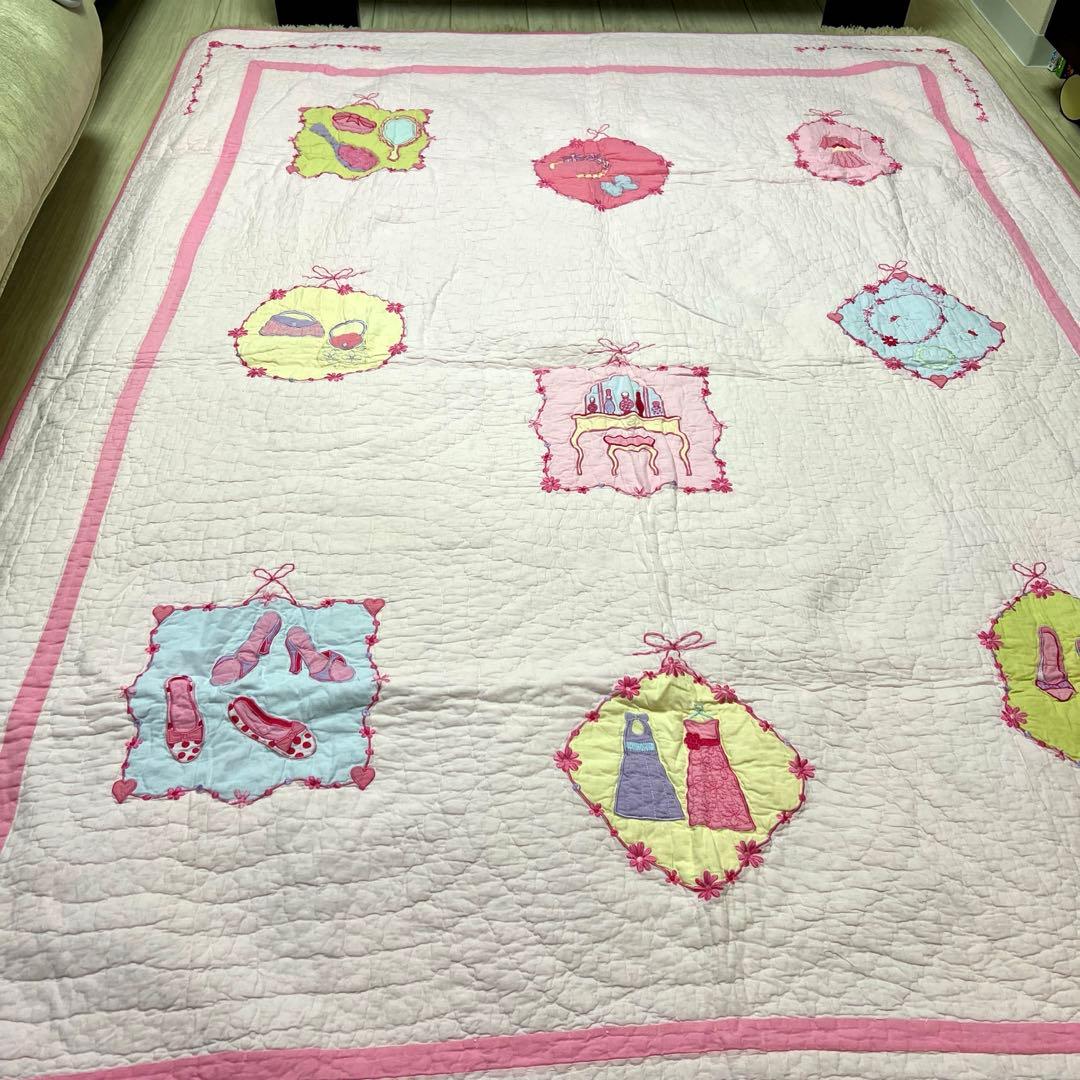 さらに値下げ！ローラアシュレイ　敷きマット　刺繍