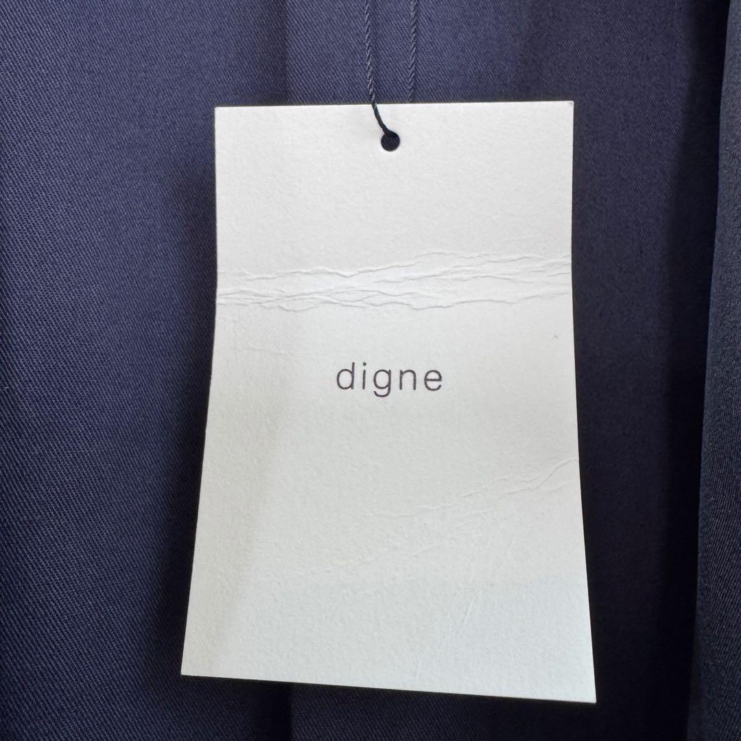 タグ付き　digne25ss ディニュ　カラーレスジャケット