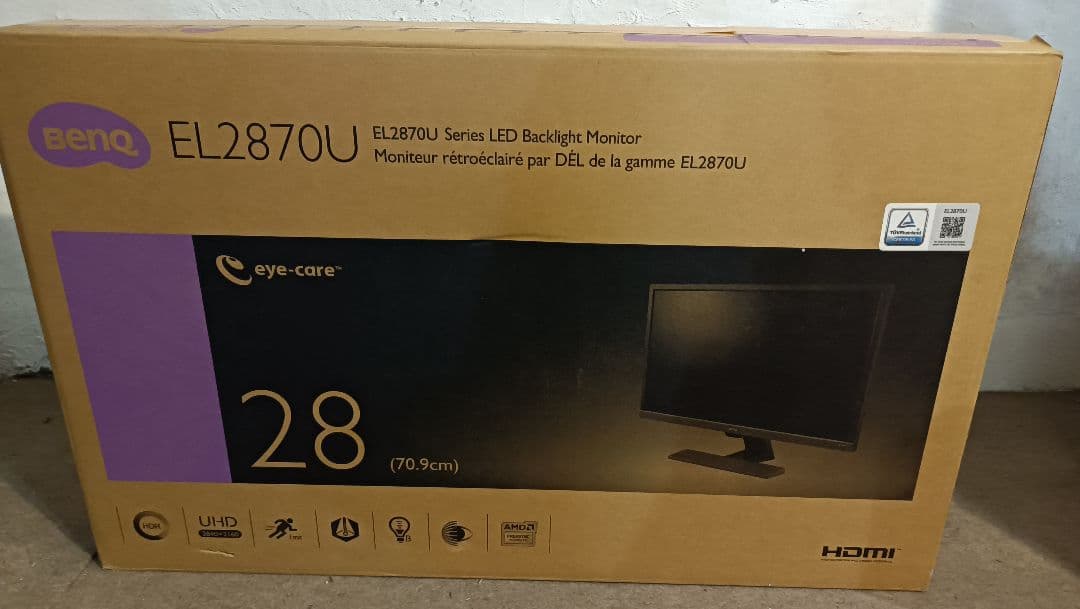 ディスプレイ・モニター本体 benq el2870u