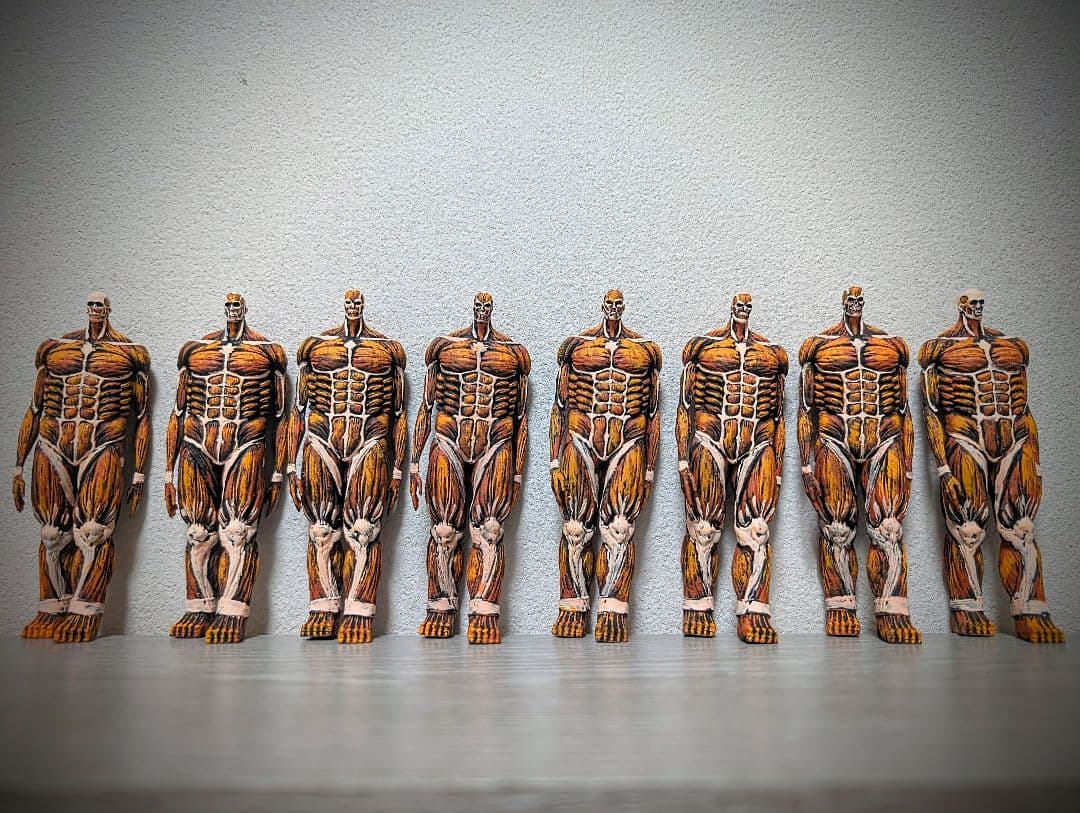 miリペイント フィギュア持ち込み地鳴らしカラフル×5 通常×8 計13体