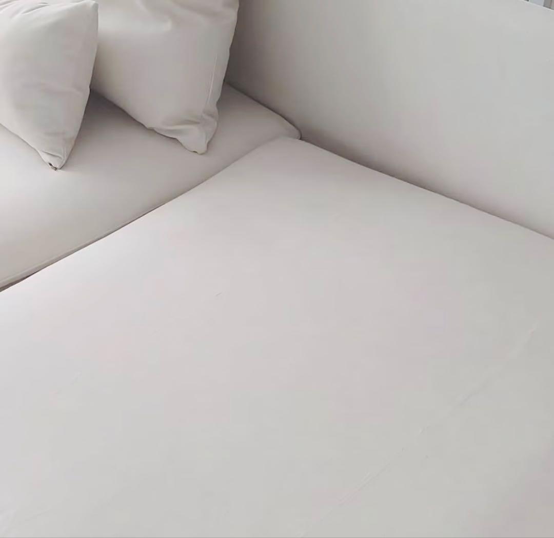 美品 IKEA SÖDERHAMN ソーデルハムン 寝椅子 ソファ ホワイト 白