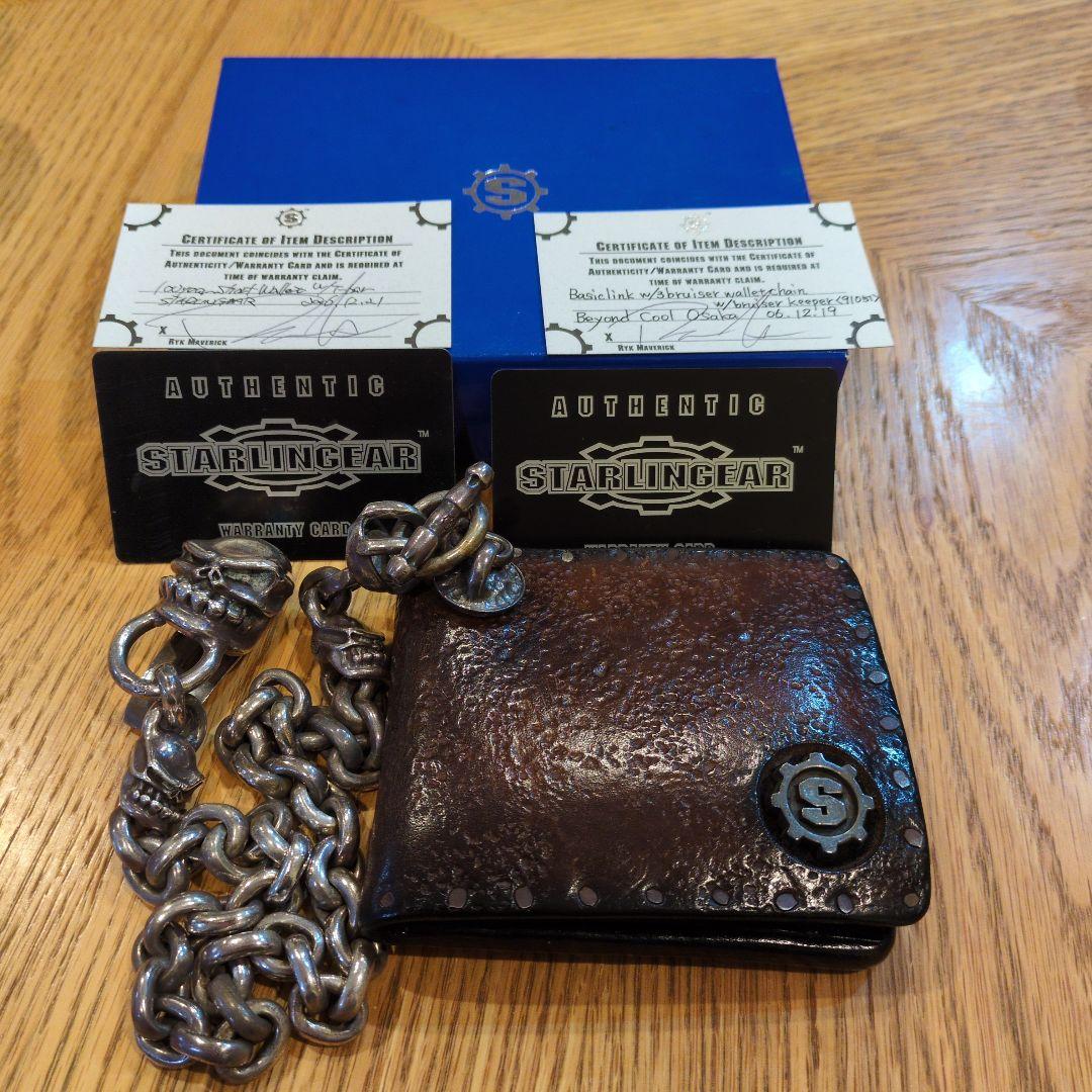 STARLINGEAR スカルウォレットチェーン＆ウォレットセット売り