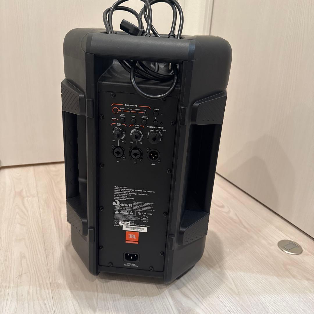（1回だけ室内で使用）JBL IRX108BT ワイヤレススピーカー