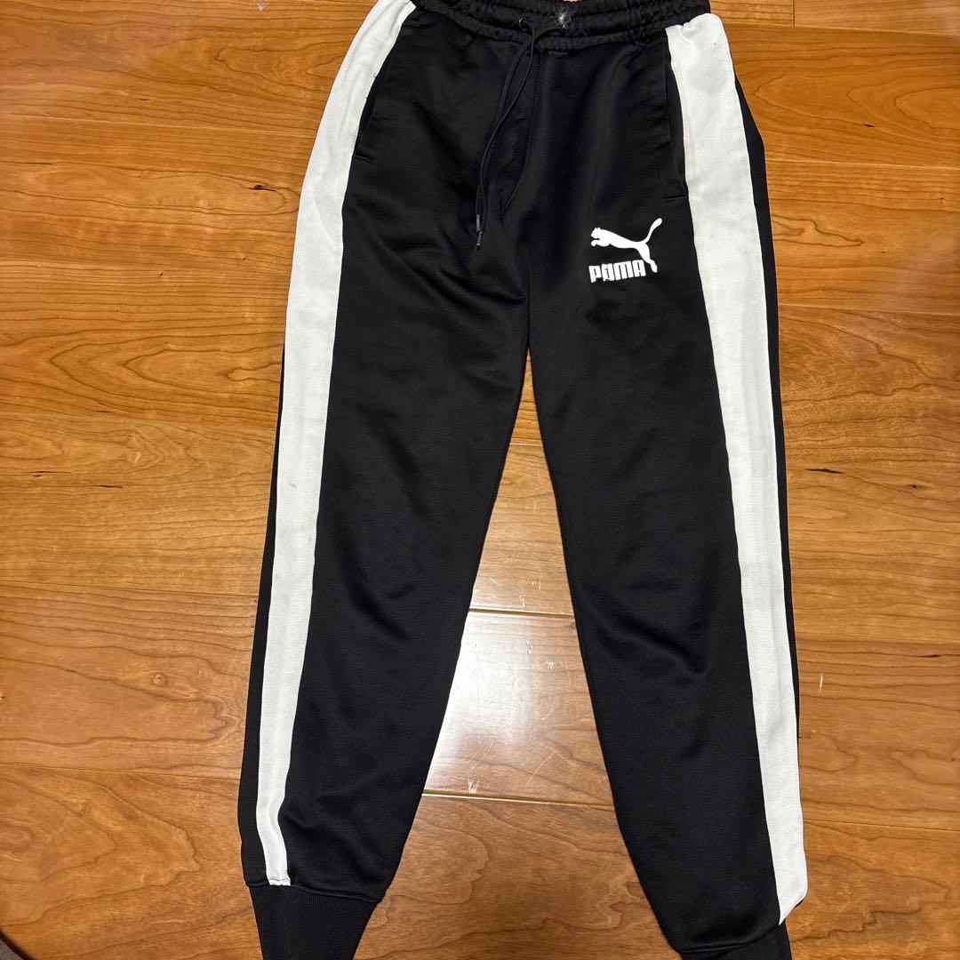 PUMA サイドストライプ ジャージ Sサイズ