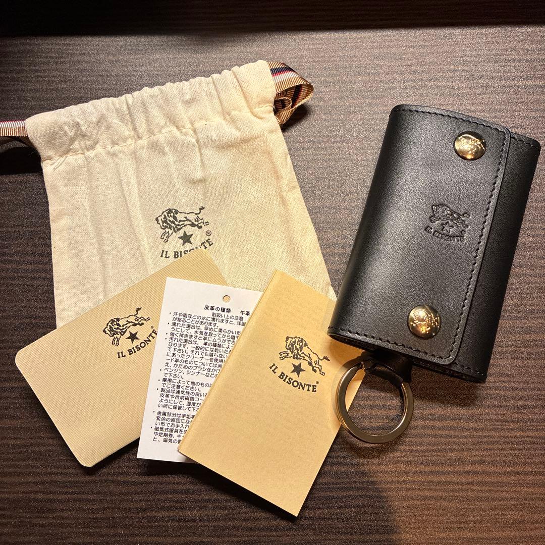 IL BISONTE イルビゾンテ６連ブラックキーケース