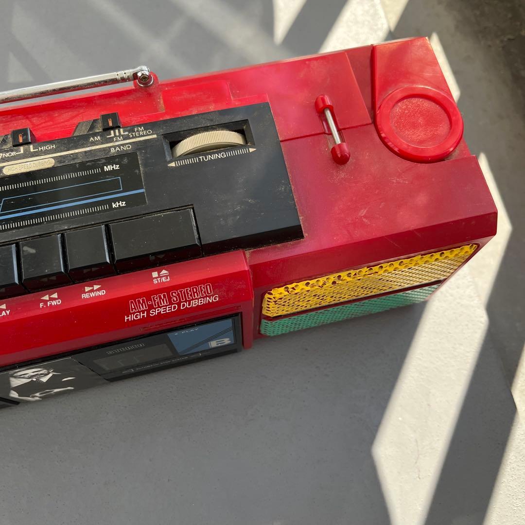 レゲエ　ジャマイカ　カセット　レコード　ラジカセ　ラスタカラー　80s