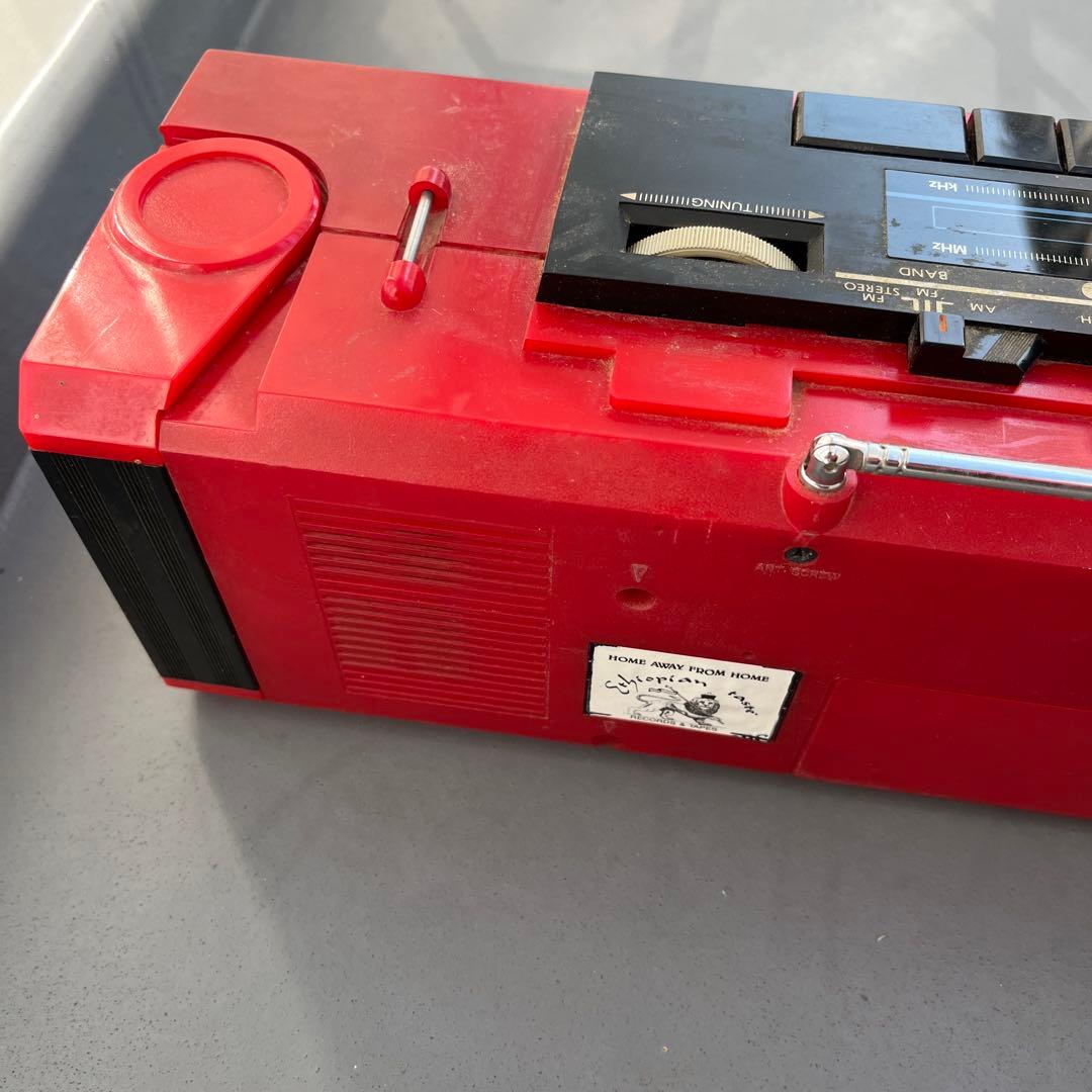 レゲエ　ジャマイカ　カセット　レコード　ラジカセ　ラスタカラー　80s