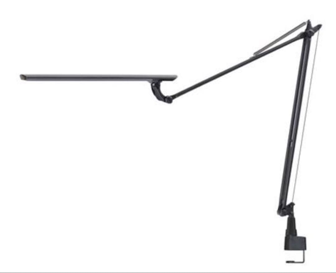 デスクライト ブラック LEX-970BK スワン電器 LEDIC EXARM