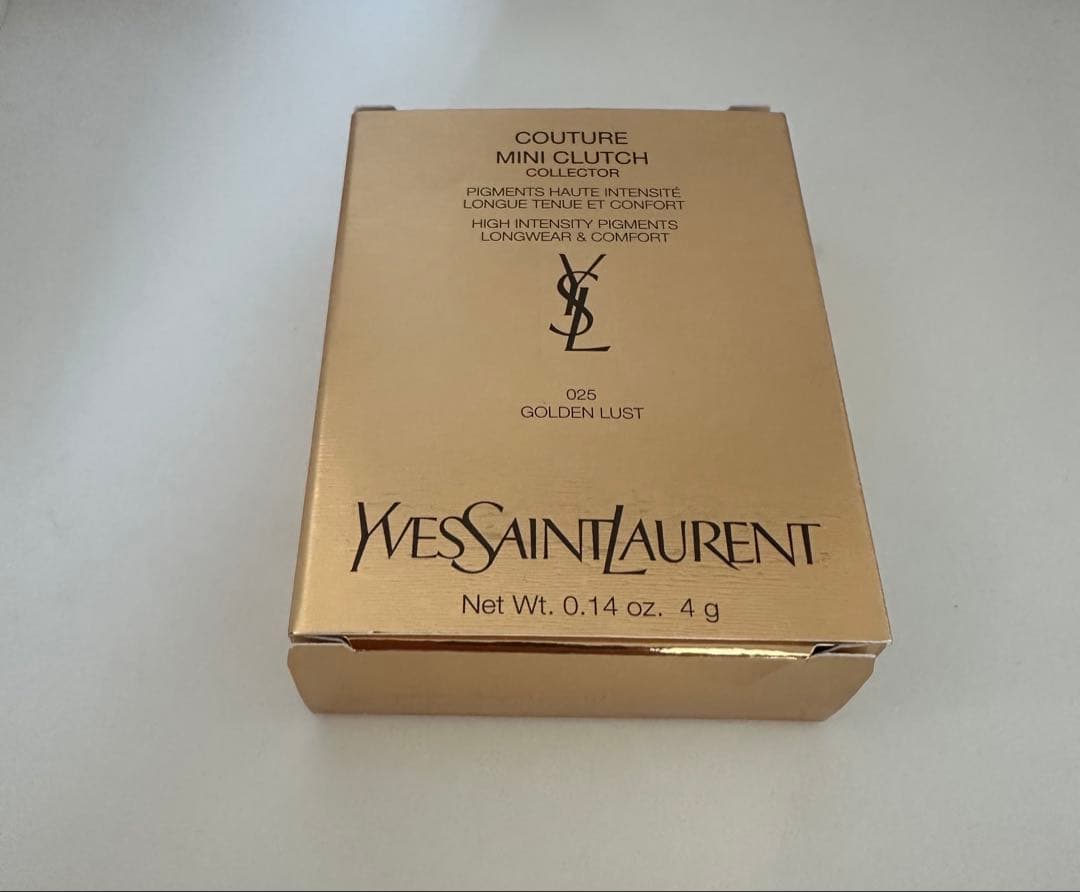 YSL COUTURE MINI CLUTCH 025ゴールデンラスト【限定品】