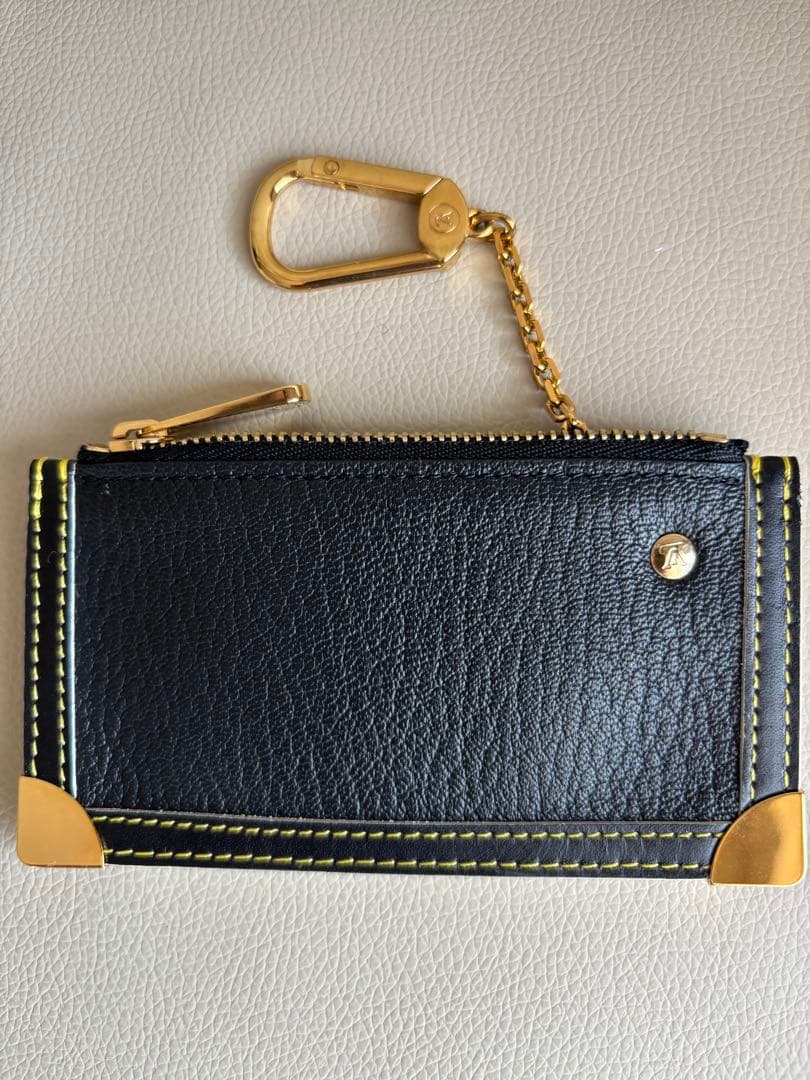 ルイビィトン　キーケース　カードケース　未使用　黒　やぎ革　付属品完備