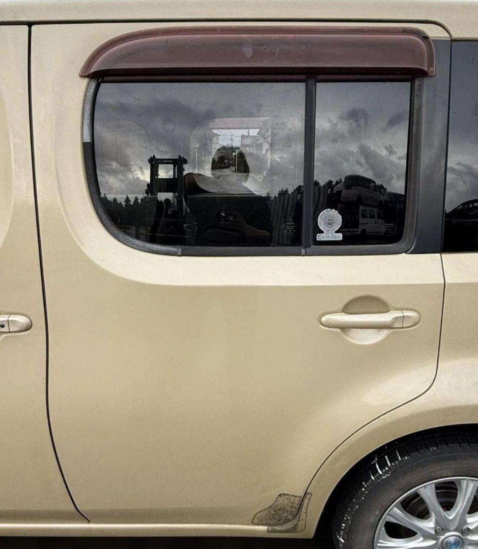 水野ヒロ　キューブ　Z12　リアドア　左　クラフトダンボールメタリック