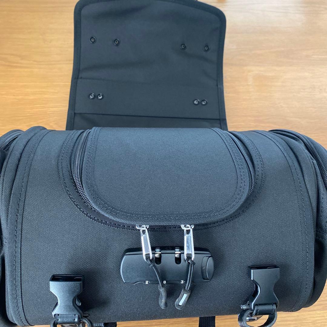 バイク用キャリア ブラック 中型サイドバッグ