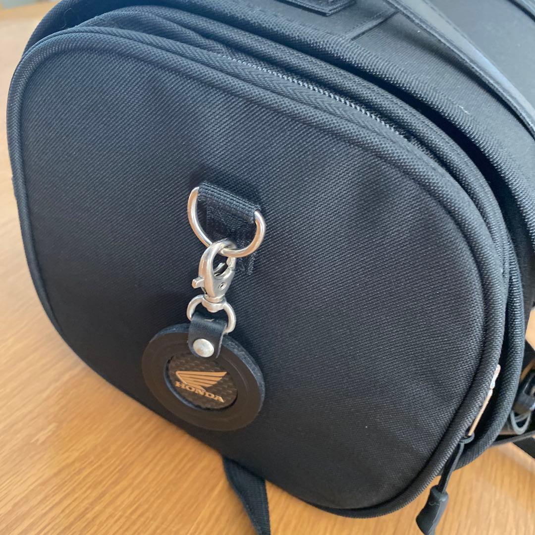 バイク用キャリア ブラック 中型サイドバッグ