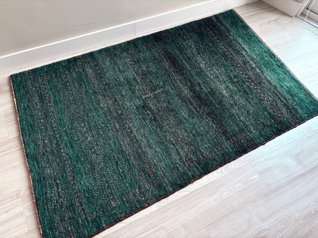 GABBEH ギャッベラグ 153×96cm 手織り 草木染 希少カラー