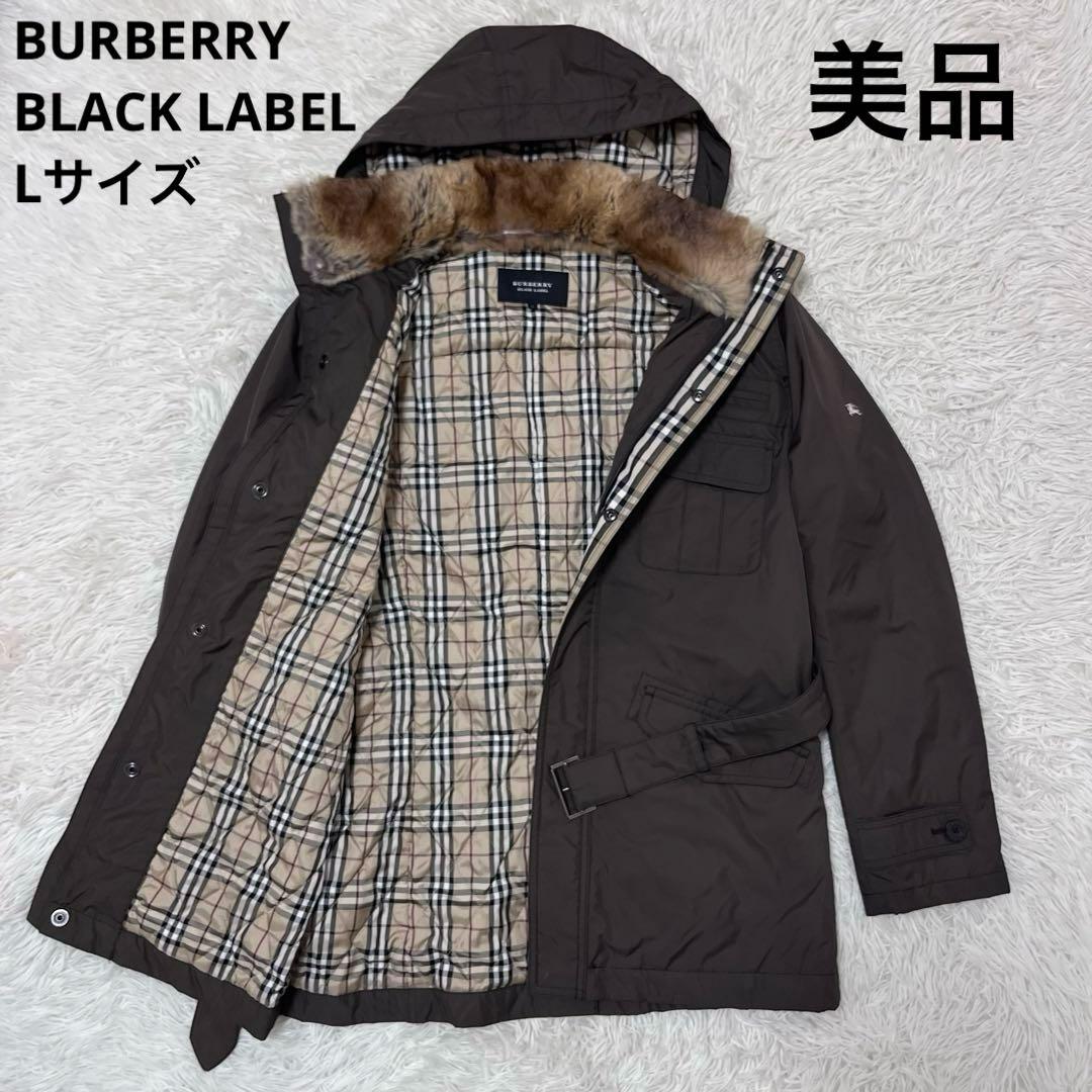 BURBERRY BLACK LABEL ミリタリーコート モッズコート L