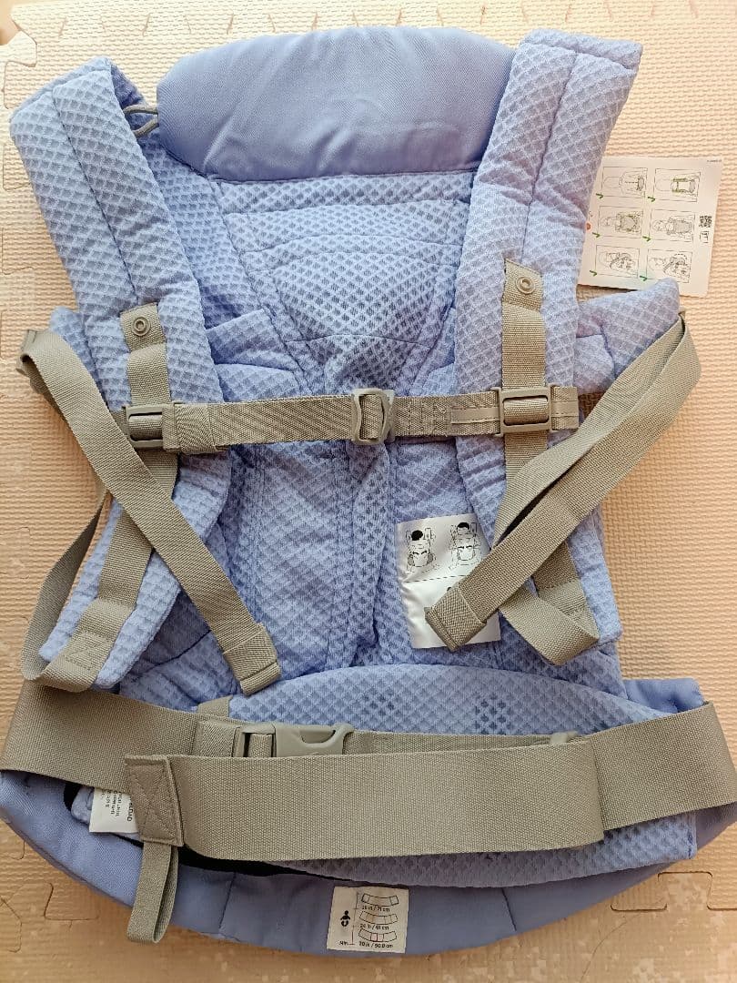 エルゴベビー メッシュ抱っこ紐 ブルーラベンダー試着のみ希少カラー