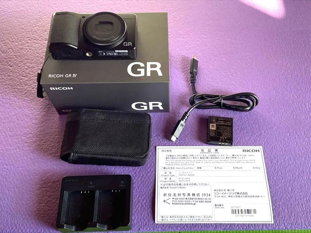 RICOH GR Ⅳコンパクトデジタルカメラ 本体
