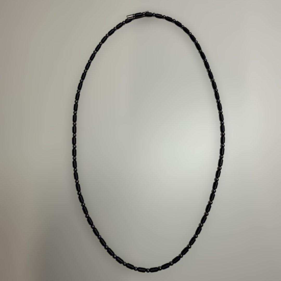 COREFORCE ブラックビーズ ネックレス　約50センチ