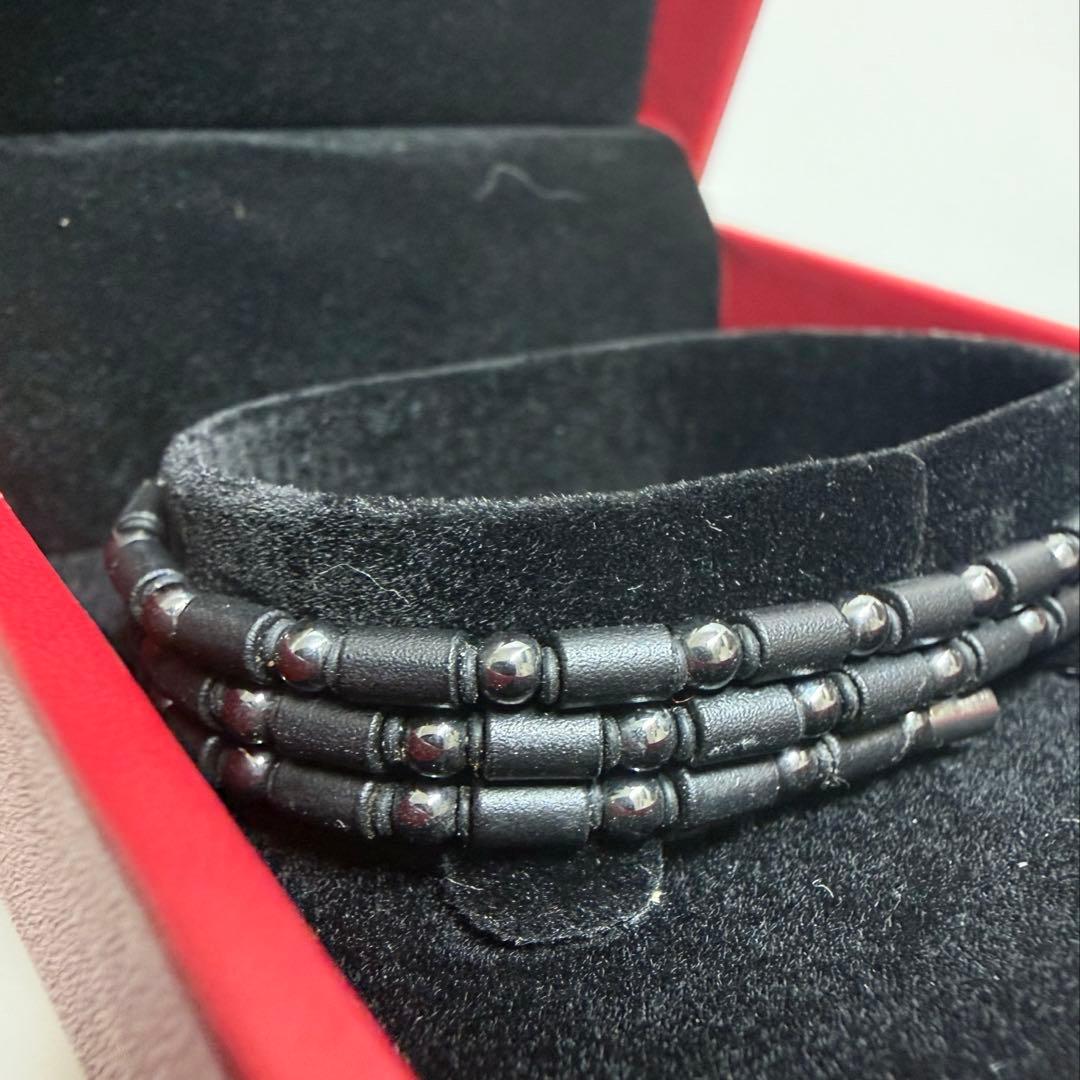 COREFORCE ブラックビーズ ネックレス　約50センチ