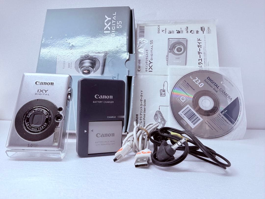 Canon IXY Digital 55 動作確認済 コンデジ レトロ エモい