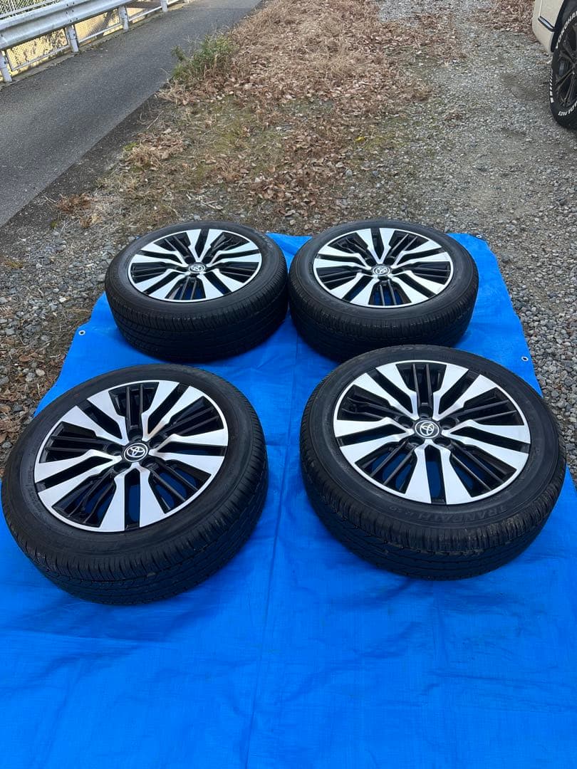 30系後期アルファード&ヴェルファイア純正18インチ ホイールタイヤセット