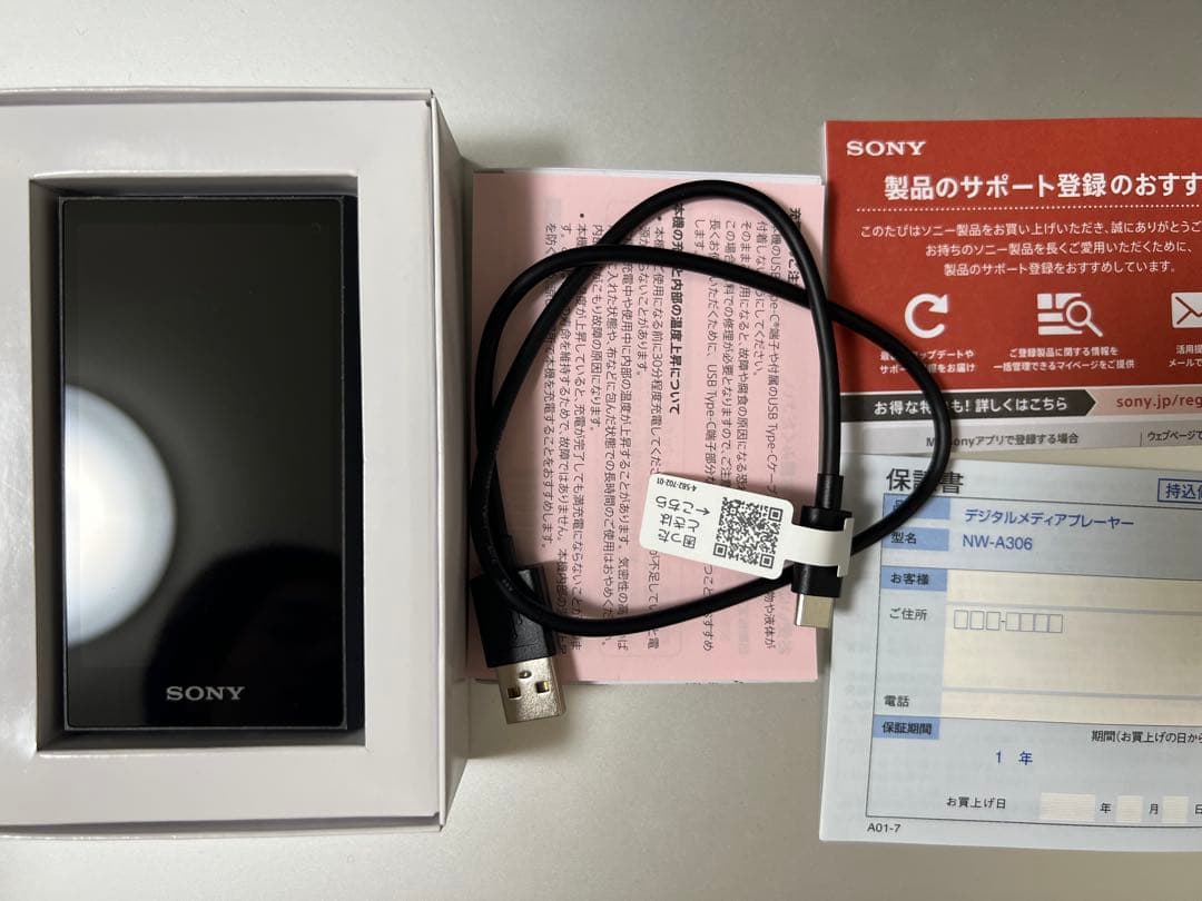 SONY NW-A306 32GB サムスン製256GBsdカード付き