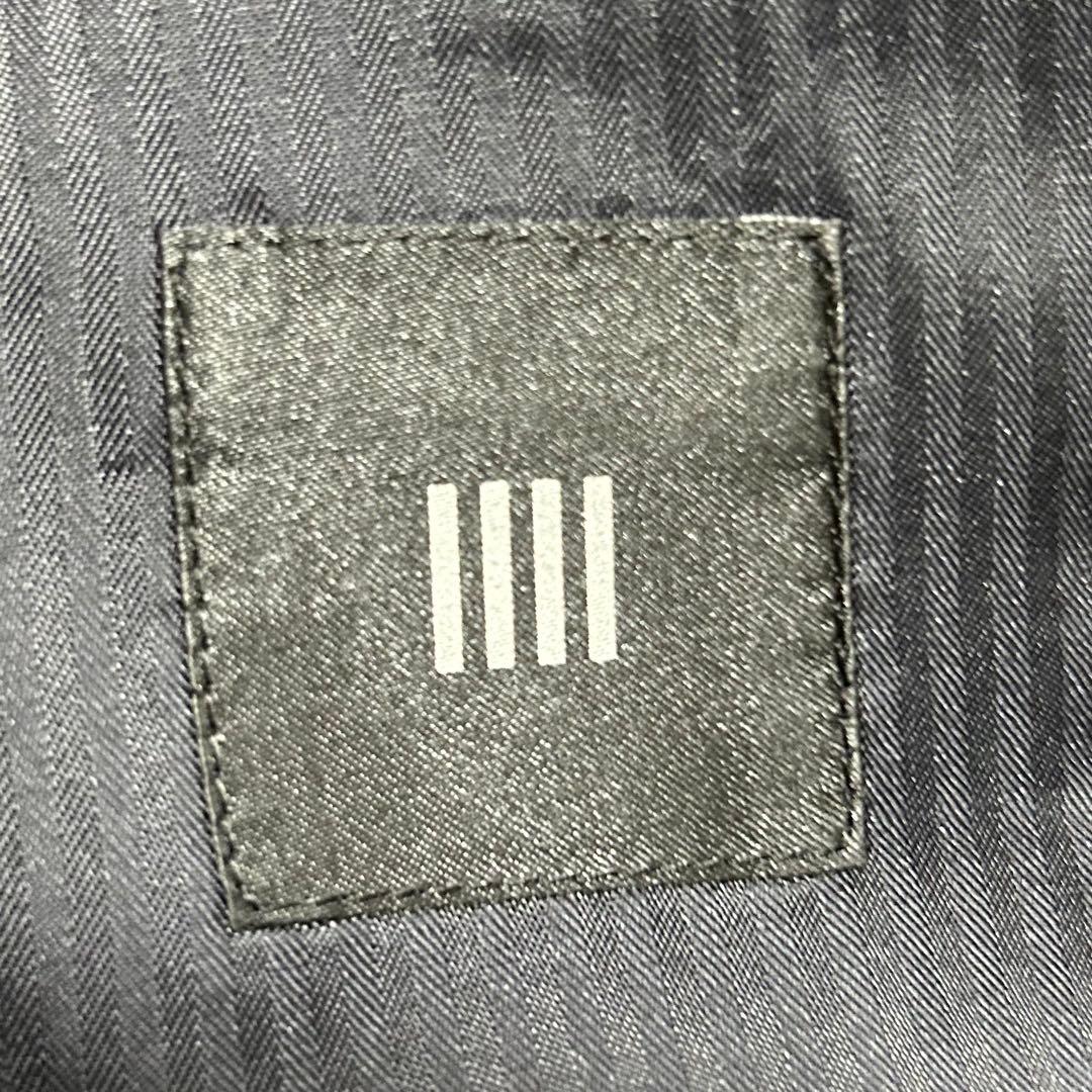 SUIT SELECT スリーピーススーツ (A4) 紺色 ウィンドウペーン柄