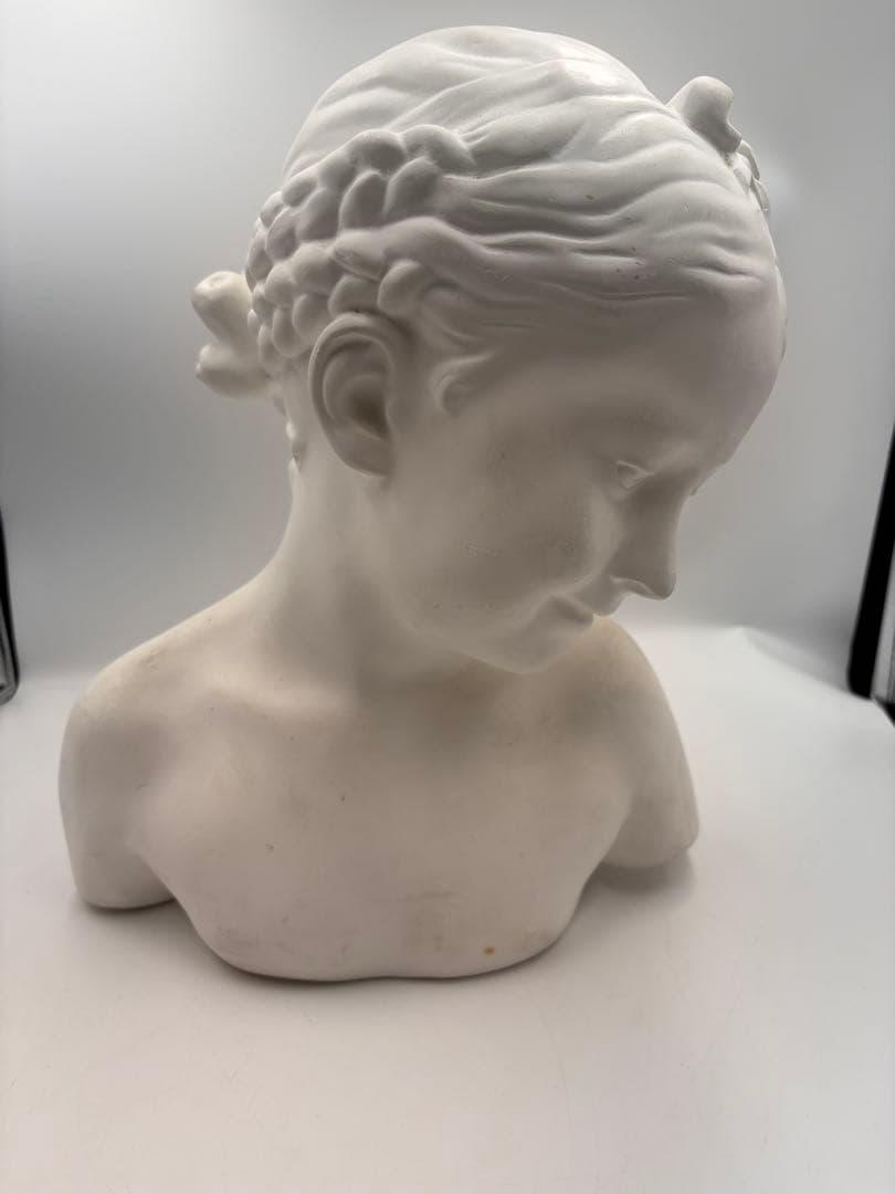 【良品】ドナテルロ　少女胸像　デッサン用　 石膏像　 オブジェ