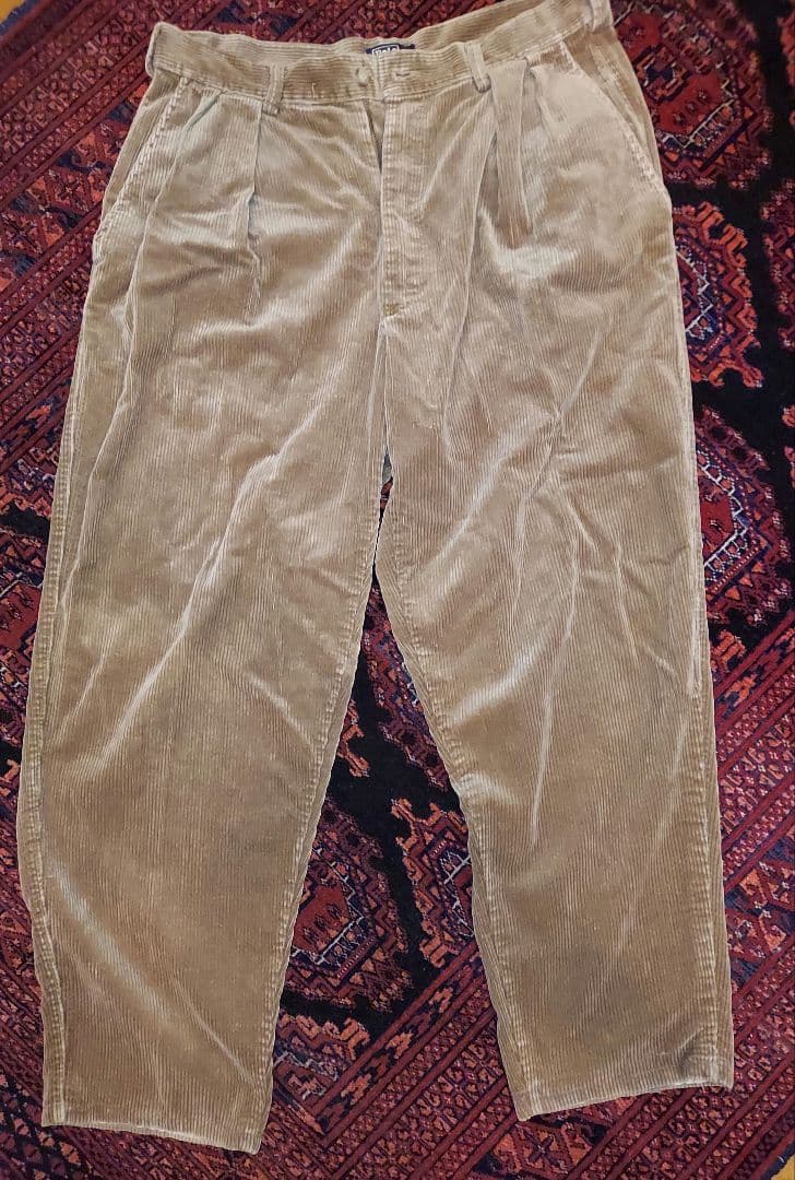 Ralph Lauren ポロチノ コーデュロイ usa製 33 太畝 初期タグ