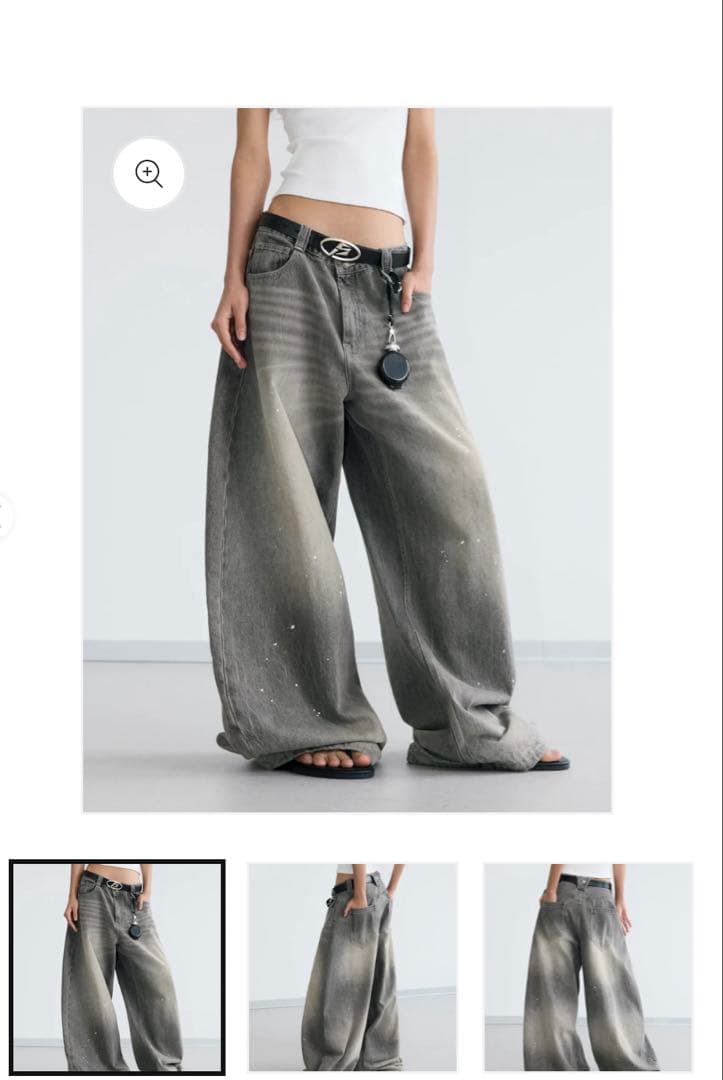 People styleグレーデニムL