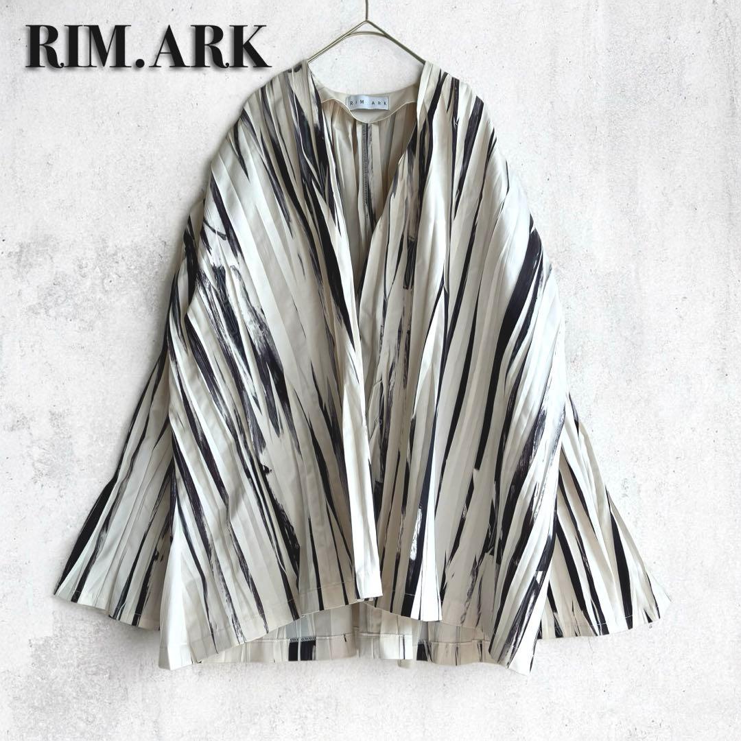 美品✨ リムアーク ブラウス　シャツ　トップス　プリーツ　フレア　長袖