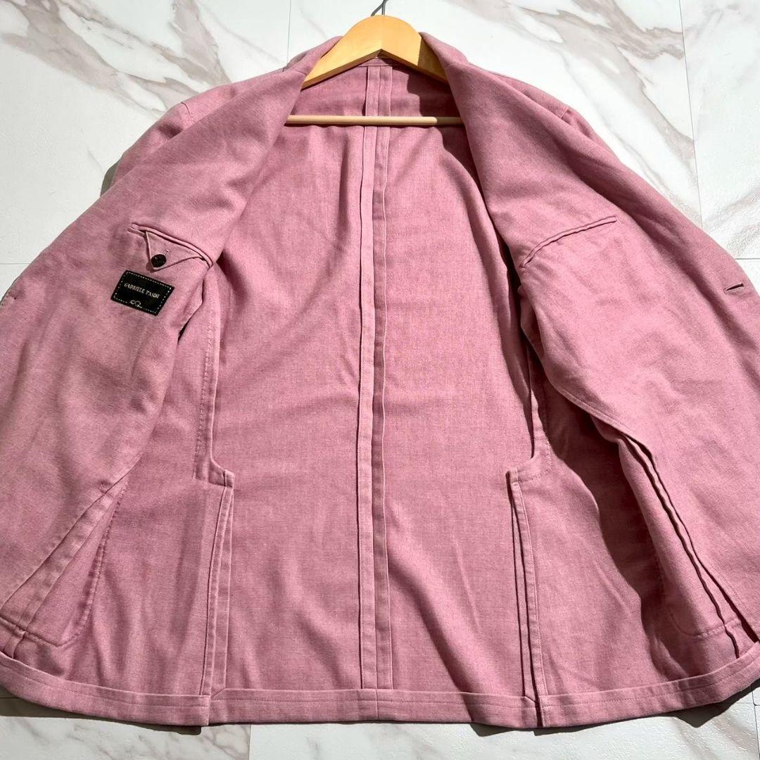 美品！ガブリエルパジーニ カシミア混 本切羽 テーラードジャケット 希少52