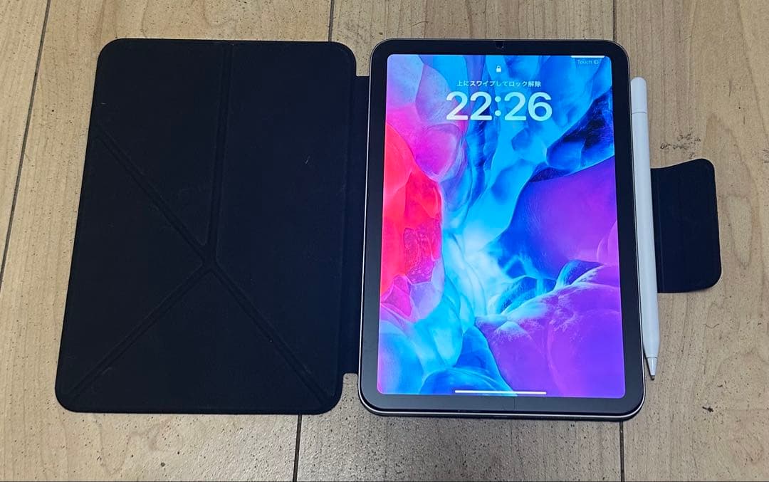 iPad mini スペースグレー + 外品Pencil + カバー2ケ