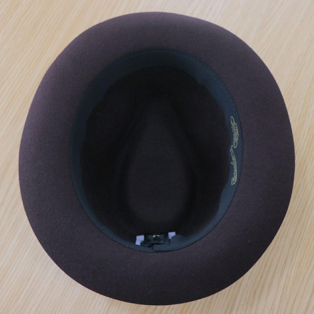 Borsalino FEDORA ラビットファー ハット ブラウン