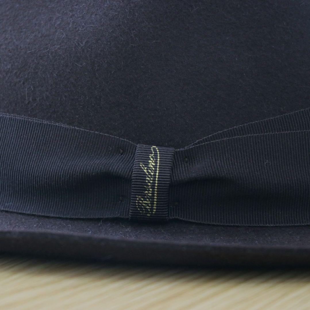 Borsalino FEDORA ラビットファー ハット ブラウン