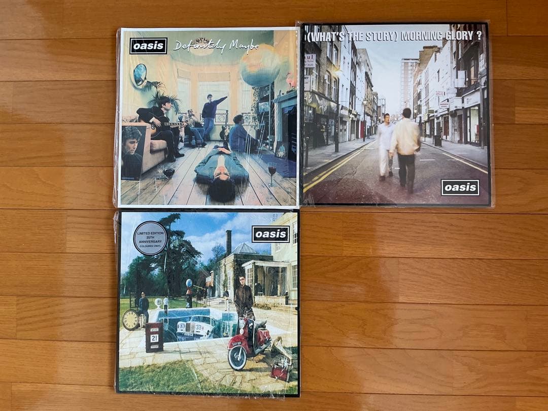 Oasis レコード　3枚セット販売