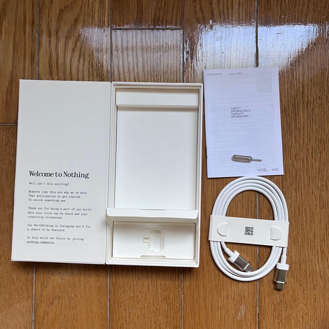 国内版 SIMフリー Nothing Phone (2a) 8GB＋128GB