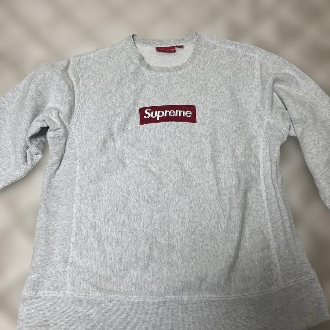 Supreme BOXロゴ クルーネック L
