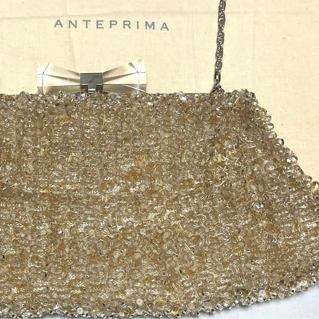 アンテプリマ クリスタッロフィオッコ 2way バッグ がま口　パーティー
