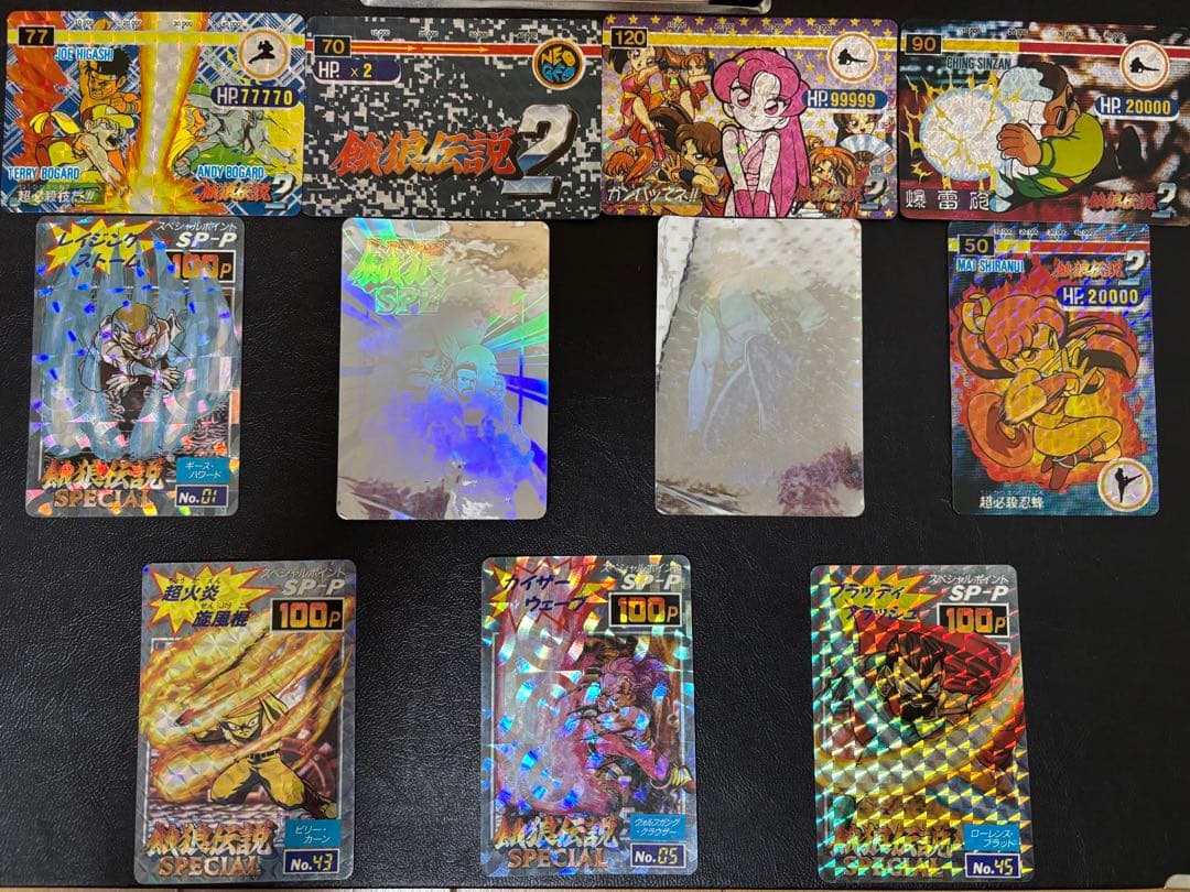 【当時物】餓狼伝説 カードダス 72枚セット（キラ・ホロ11枚含む） SNK