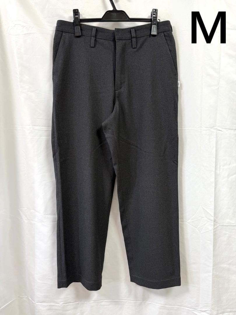 WTAPS CREASE DL TROUSERS POLY TWILL グレーM