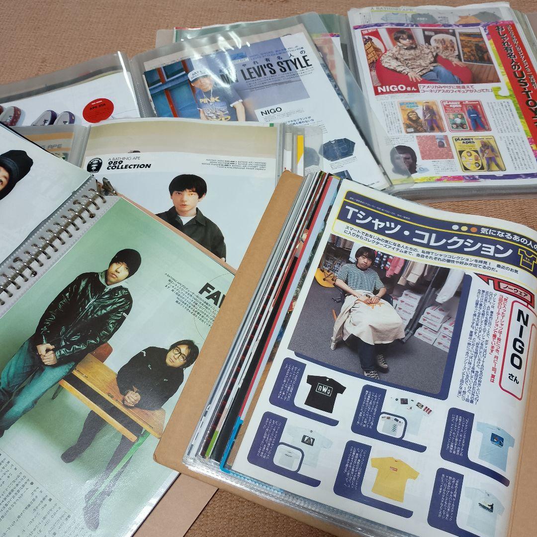 abathingape NIGO 雑誌切抜き　スクラップ　5冊600ページ相当