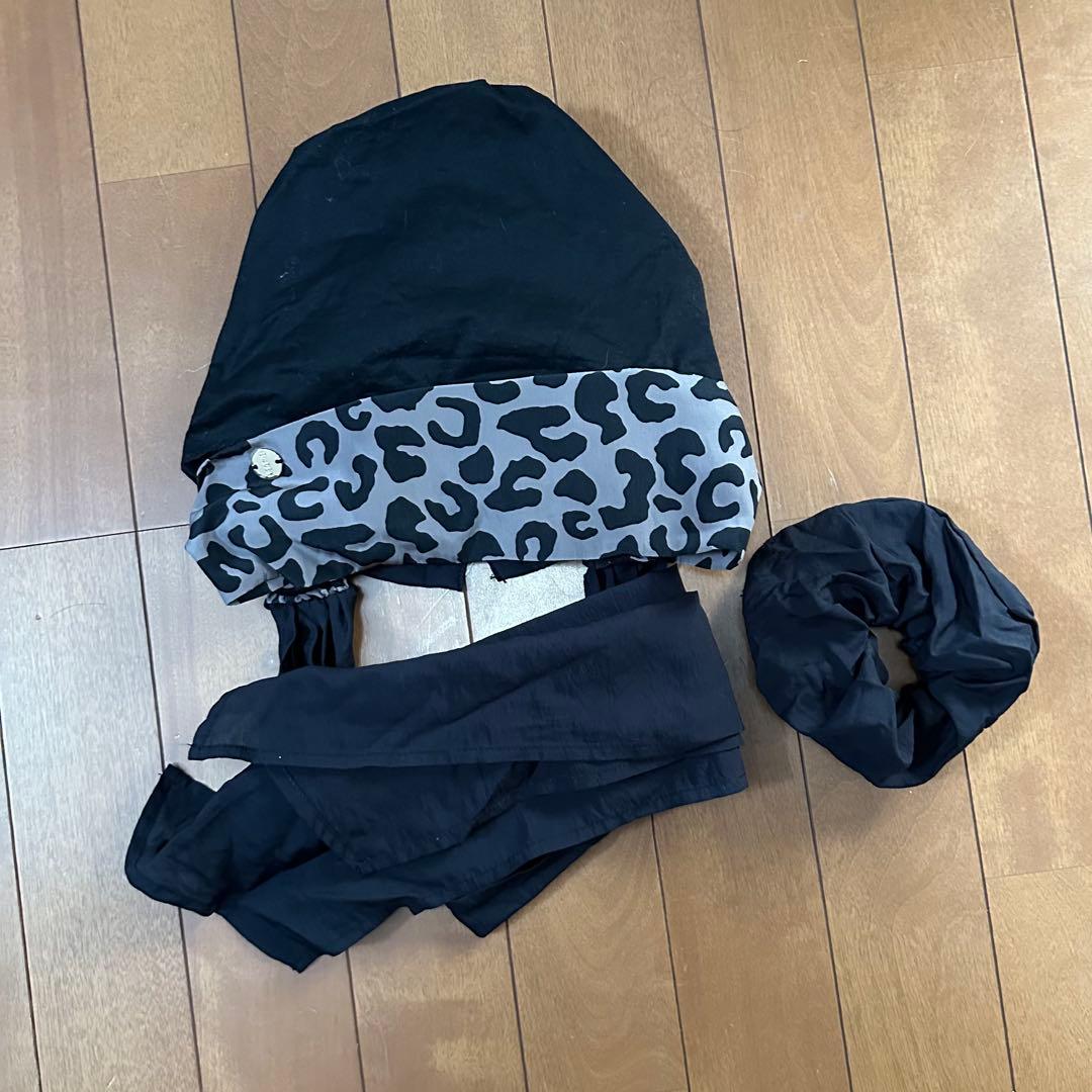 BAREN スカーフハット(Mサイズ) LeopatdBlack 医療用