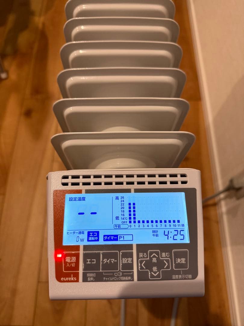 eureks オイルヒーター LFX8BH(IW)